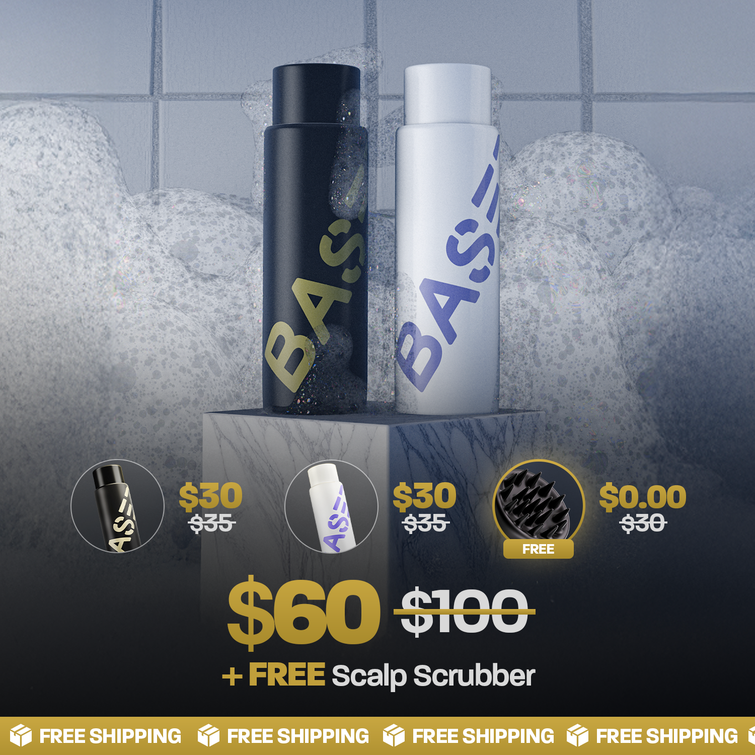 Based Bundle + FREE Scalp Scrubber